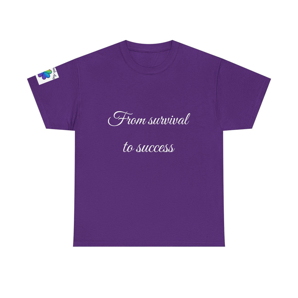 Inspirational tee "From survival to success" Graphic tshirt