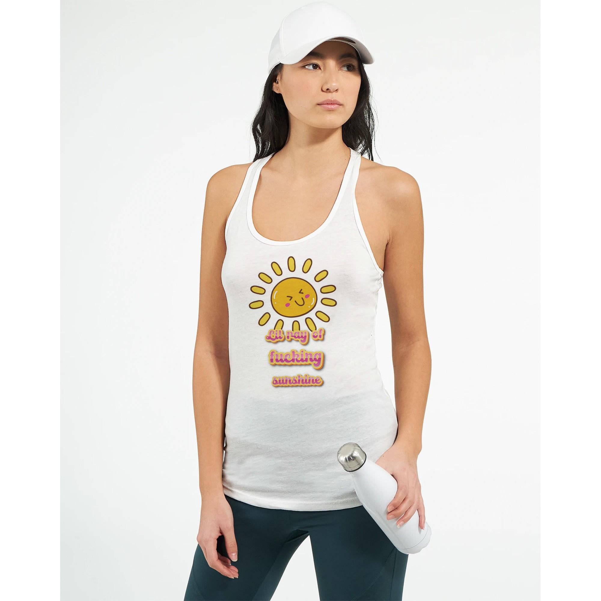 Women's graphic  Tank | Next Level 1533 White