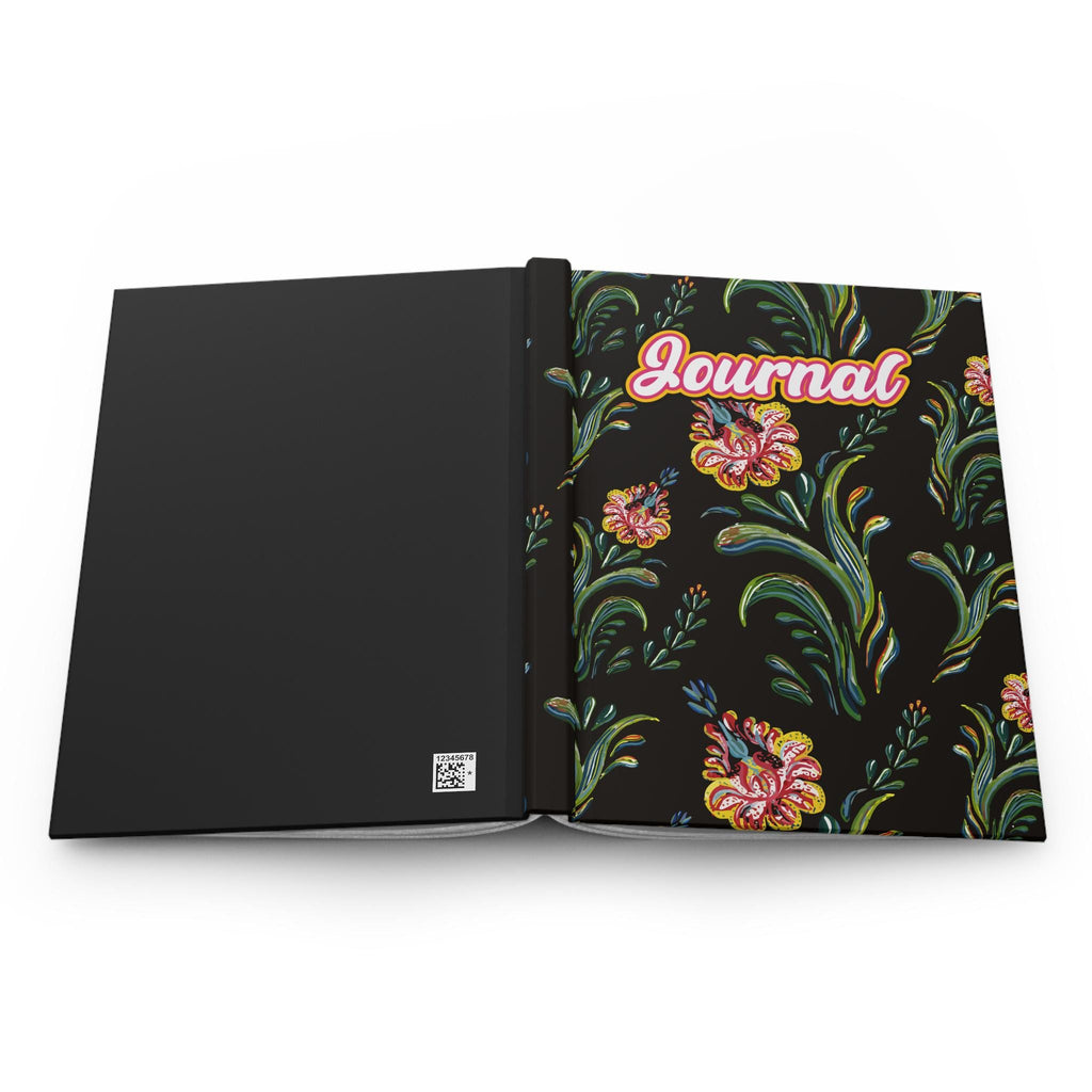 Floral Vintage Scroll Journal Hardcover