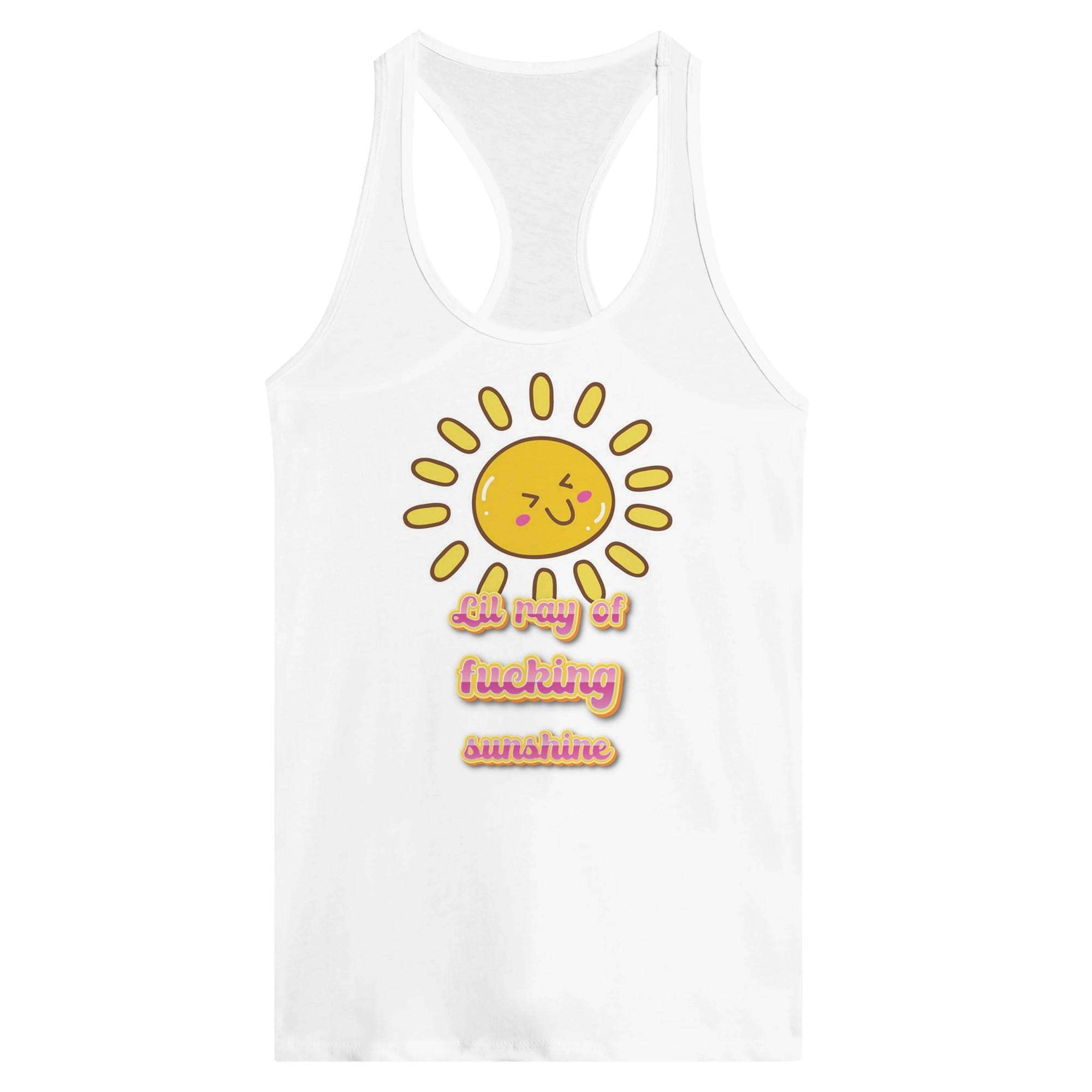 Women's graphic  Tank | Next Level 1533 White