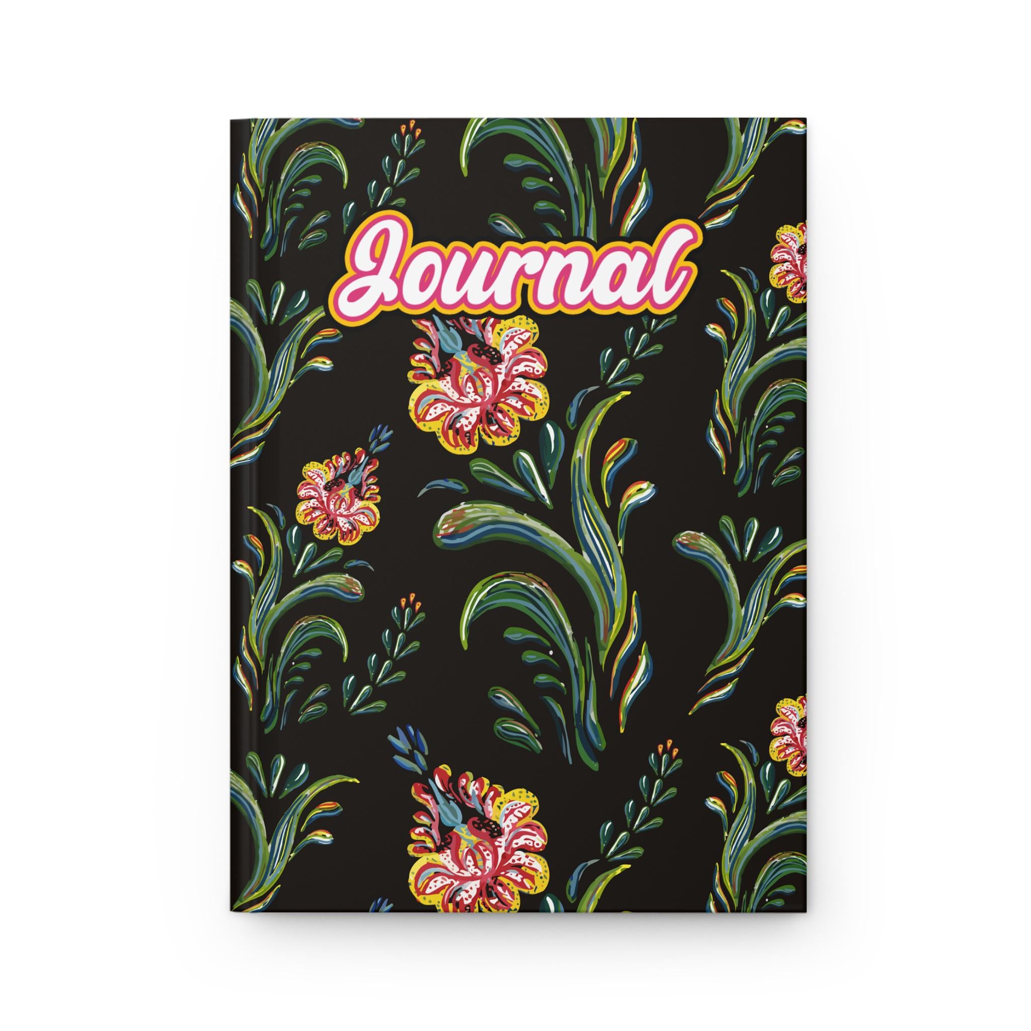Floral Vintage Scroll Journal Hardcover