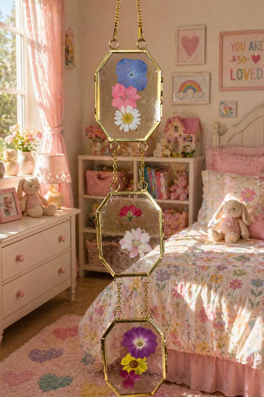 Mini pressed flower frame, multi color