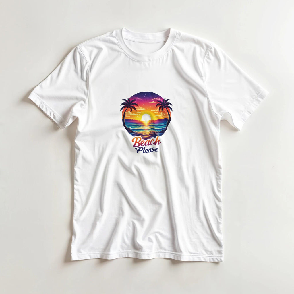 Womens summer tshirt beach tee printed palm tree graphic shirt
