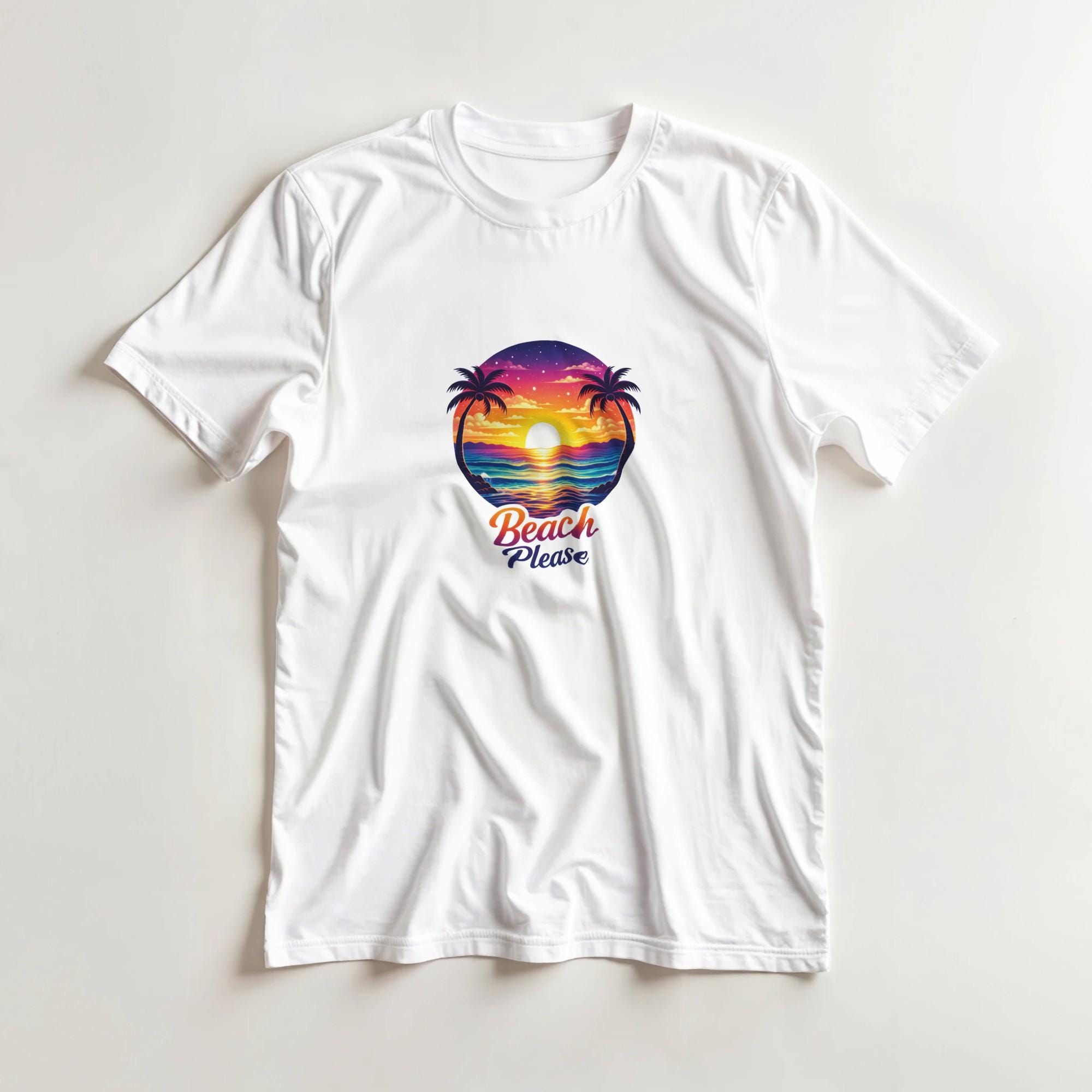 Womens summer tshirt beach tee printed palm tree graphic shirt