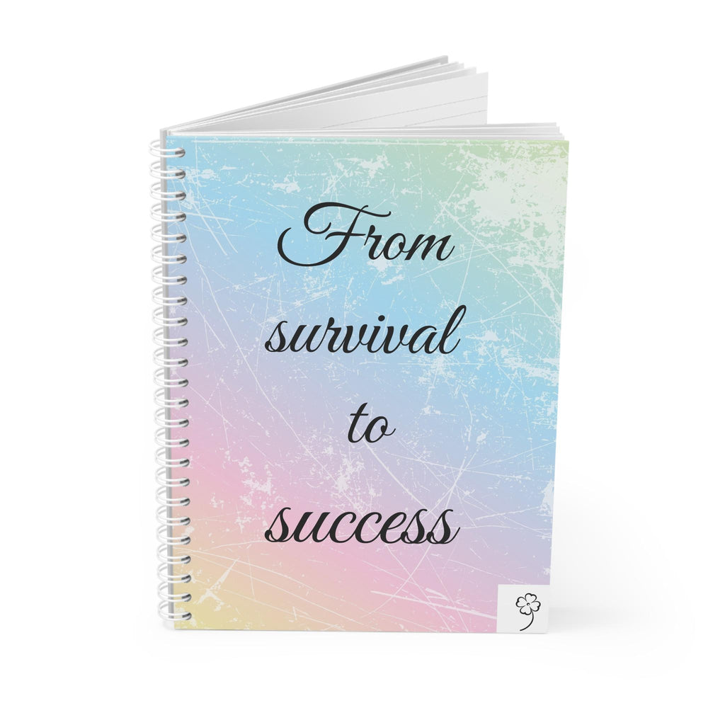 From survival to success women's Spiral Notebook/journal