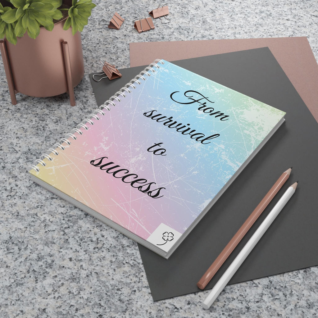 From survival to success women's Spiral Notebook/journal