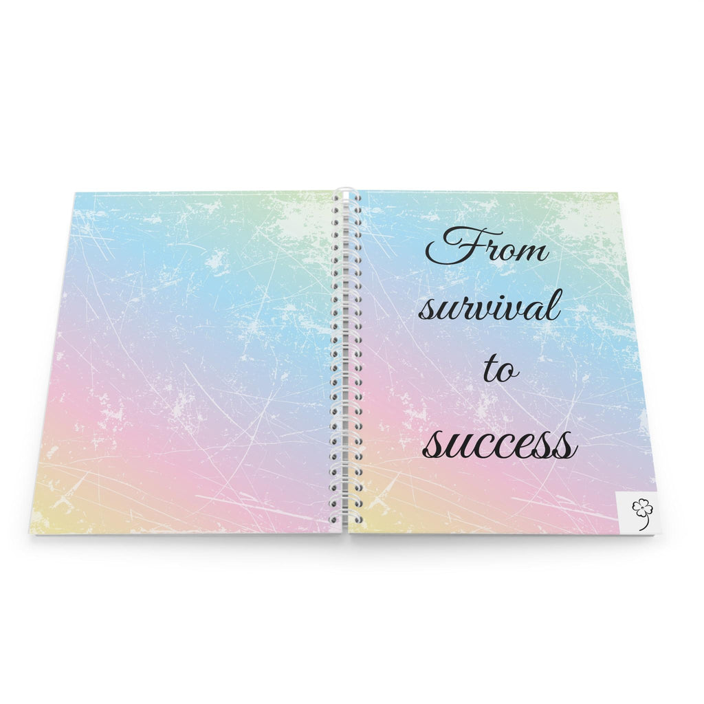 From survival to success women's Spiral Notebook/journal