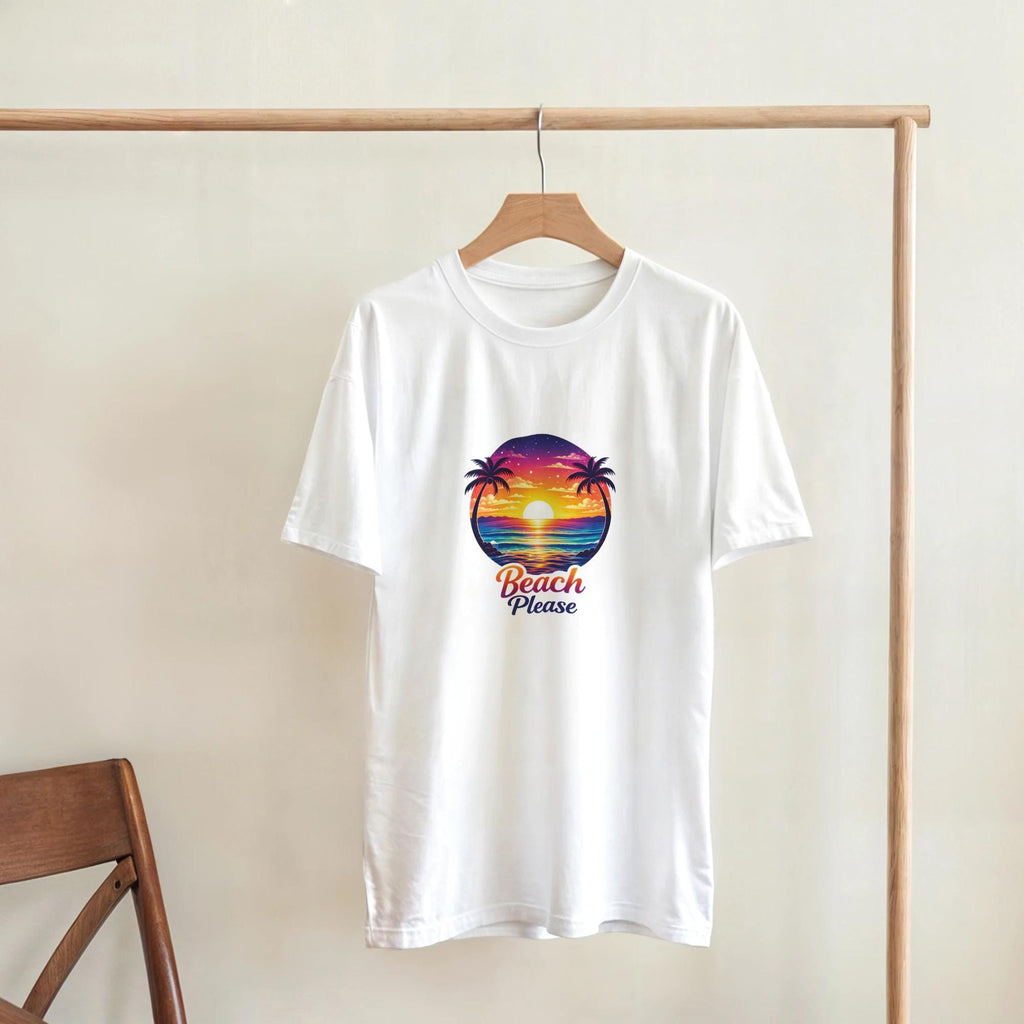 Womens summer tshirt beach tee printed palm tree graphic shirt