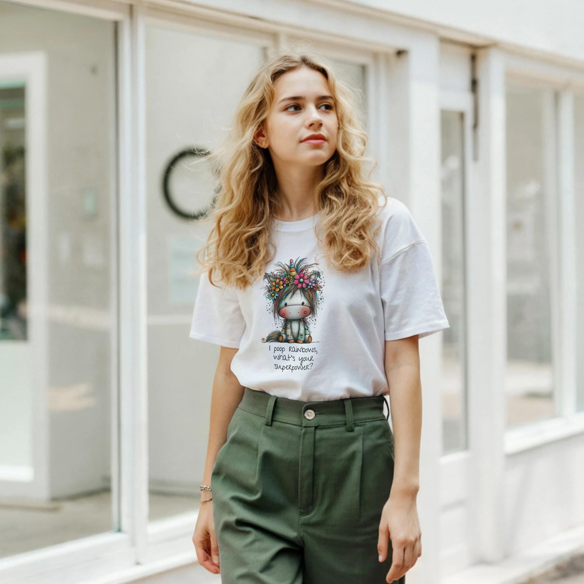 Sassy Unicorn T-Shirt: Funny Graphic Tee for Women, Soft Cotton Print