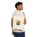 Rainbow Four-Leaf Clover Tote Bag | Hope Phrase Canvas Tote