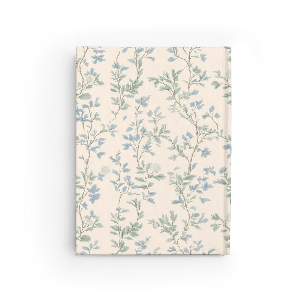 Boy Mom Journal ruled notebook, floral vine cover