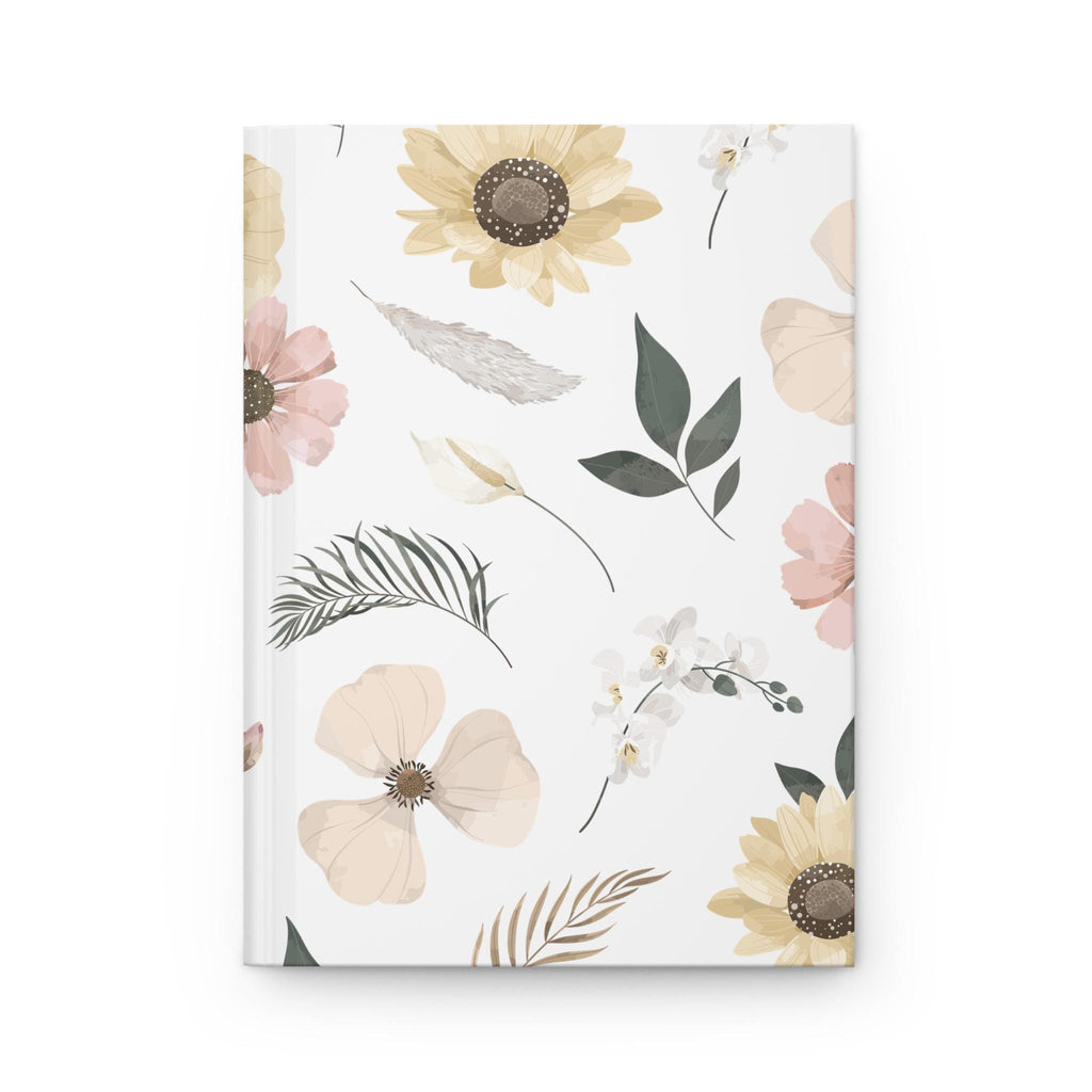 Watercolor Wildflowers Hardcover Journal | Floral Notebook