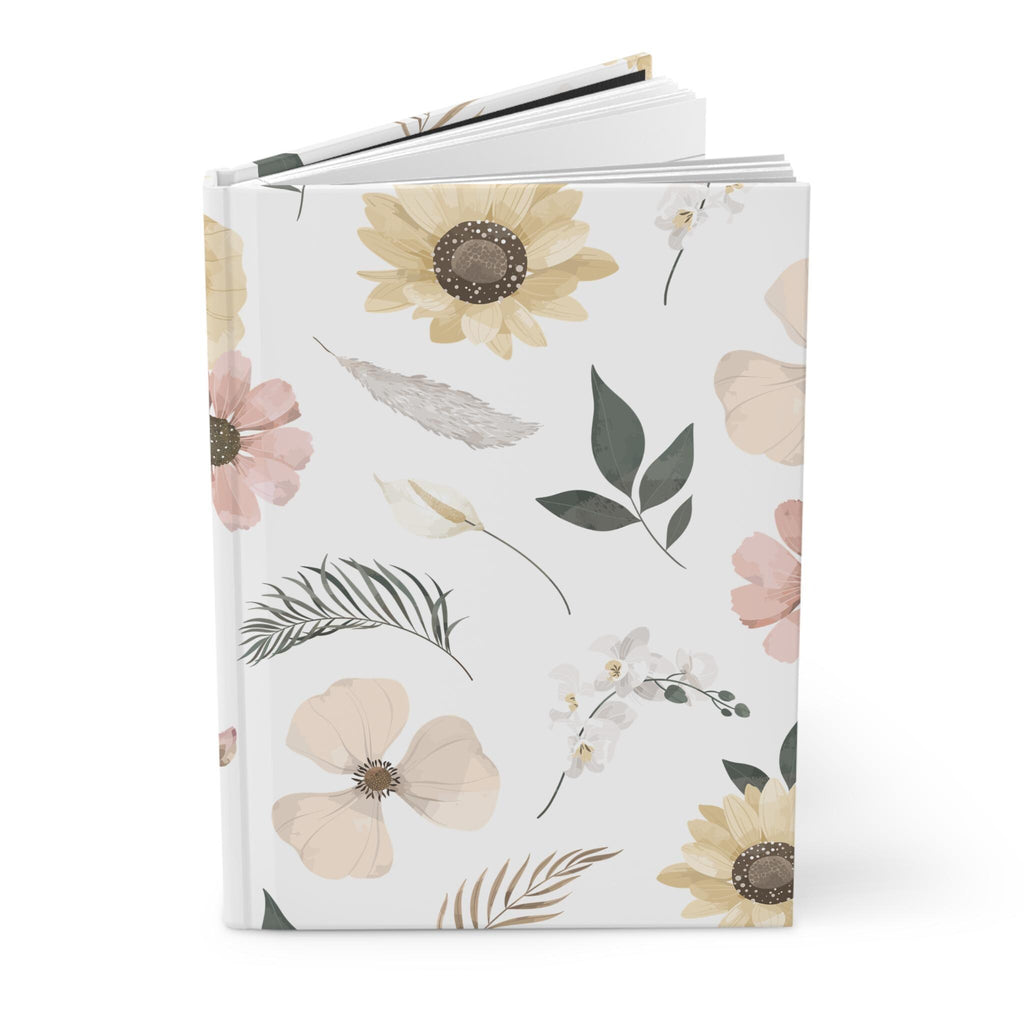 Watercolor Wildflowers Hardcover Journal | Floral Notebook